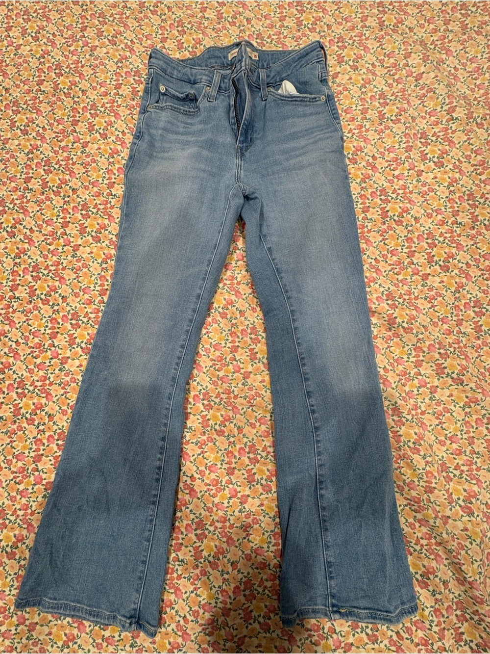 Levi's Medium Blue Flare Jeans